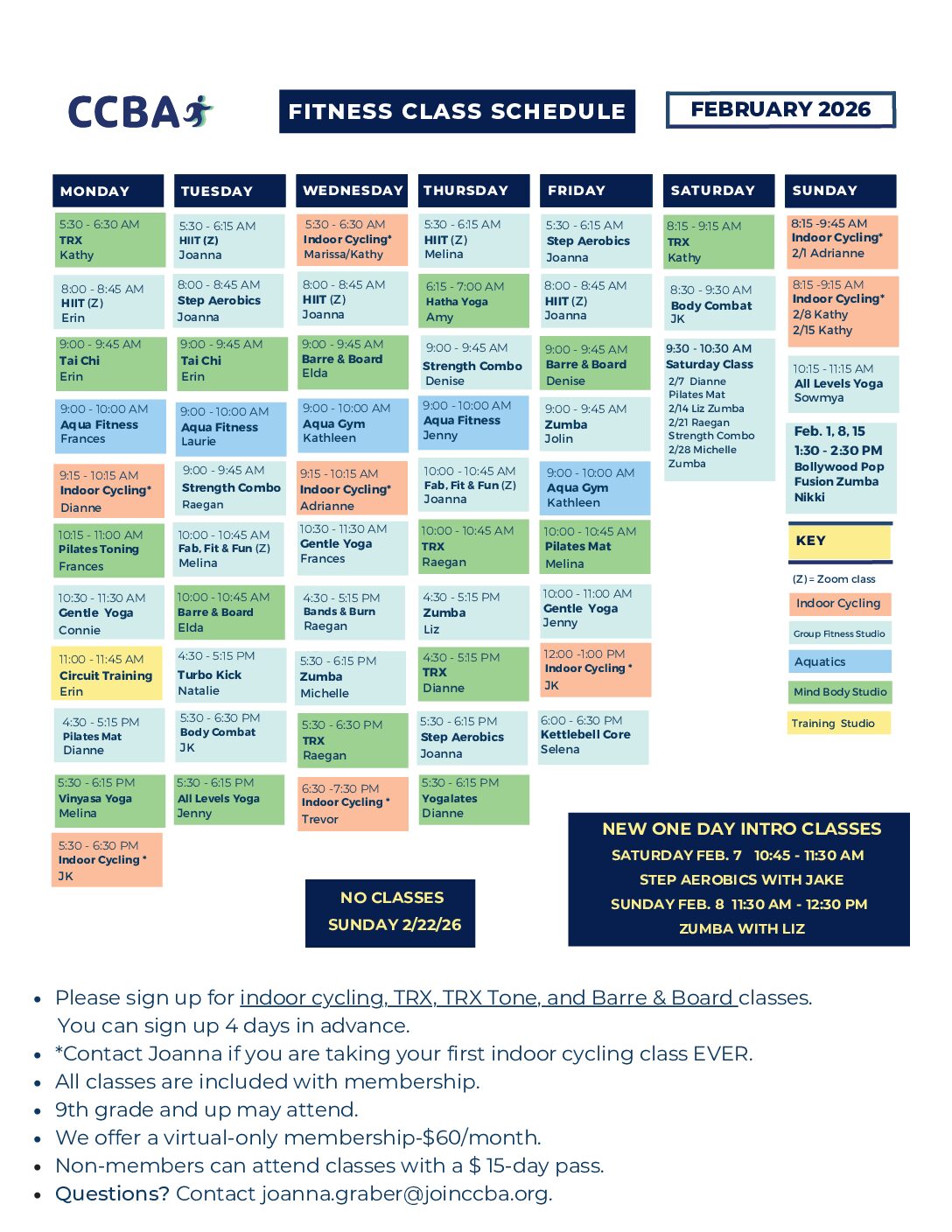 Group Fitness Feb 26